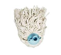 Reusable Mop Head, Tight Fit Cleaning Tool, 10.63 Inches Cotton String Mops Replacement with Durable Build, Stain Removal Mop, Mops Head with Absorbent Design, Floor Cleaning Accessory for Kitchen