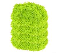 Reusable Mop Pads, 4Pcs Washable Microfiber Refills for Wet and Dry Mopping for swiffer sweeper and Similar Mops(4 PCS-GREEN)