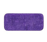 Reusable Mop Pads 8pcs Microfiber Replacement Mop Pads Washable Mops Refill Pad Wet Dry Replacement Heads(Purple)