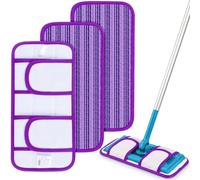 Reusable Mop Refill Pads for Flash Speedmop: Papclean Microfibre Wet Wipes