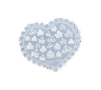 Reusable Nail Art Stencils Silicone Mould with Nature-Inspired Mushroom Maple Leaves Heart Patterns Travel Nail Art Creation Tool