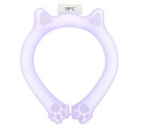 Reusable Neck Ice Pack Cooling Tube in PVC Pp for Summer | Violet, 18°c 64°f Wearable Collar, Quick Temperature Reduction, Comfortable Material for Outdoor Use