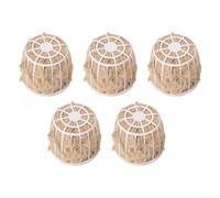 Reusable Nesting Material Holders,For Birds - Cotton & For Jute Mix, 1or 5 Pack,7 * 7.2cm,for Jute silk(5pcs)