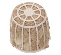 Reusable Nesting Material Holders for Birds with Cotton/for Mix, Twist-Fix Cages Accessory for Finches Canaries Budgerigars, Includes Natural Fibre(1pc)