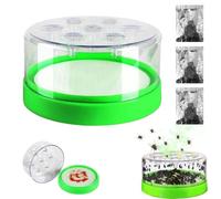 Reusable Non-electric Fly Trap Funnel One-Way Entry Fly Catcher Easy to Clean Transparent Fly Trap Container for Home Kitchen Garden Restaurant Livestock Farm (1PC)