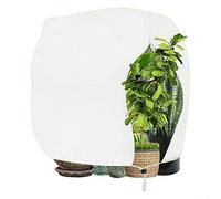 Reusable Non-Woven Frost Protection Bag for Plants with Drawstring - Breathable Winter Garden Cover for Trees, Shrubs, Roses & Outdoor Greenery(white)