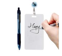 Reusable Notebook - Dry Erase Memo Pad for Quick Notes | Portable Writing Tablet with Spiral Sheets, Smooth Wipe, Study Planner for Home Office School Travel Meetings, Daily Use
