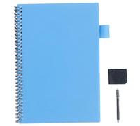 Reusable Notebook Erasable Notebook, 11.3x8.3 Inch A4 Dry Erase Notebook, Reusable Notebook with Pen and Eraser, Portable Whiteboard Notebook for Business Home Office