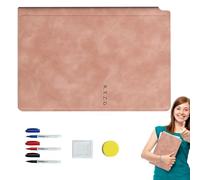 Reusable Notebook, Reusable Notepad - Dry Erase A5 Notebook - Portable Dry Erase Whiteboard, Erasable, Reusable A5 Whiteboard with 3 Colours