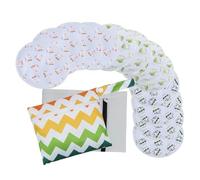 Reusable Nursing Pads with Washing Bags - 12-Pack Viscose from Bamboo Breastfeeding Pads, Washable Organic Maternity Nipple Pads (L 4.72") (3 Layer Soft, Cute Animals)