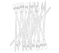 Reusable Nylon Cable Ties - Multifunction Screw Hole Fasteners, Wire Organizer | 100x Cable Management Tool For Home Studio Workshop, Durable Cord Fasteners For Electronics Wiring Organization Project