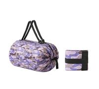 Reusable Nylon Carryall Bag with Quick-Fold Design for Heavy Loads and Outdoor Activities Nylon Foldable Bag