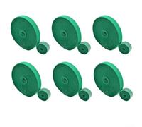 Reusable nylon plant binding ties pack of 6 for garden and indoor plants, cable and data line organization, for outdoor and home environments (green)