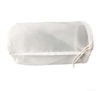 Reusable Nylon Strainer Bag 37x37cm 150 Mesh Fine(47 * 47cm) | 80 mesh fine filtration, 16.5x30cm size, fits standard buckets, reusable nylon, easy clean