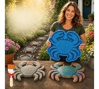 Reusable Ocean Theme Garden Art Mold, Sea Creature Stepping Stone Molds (H)