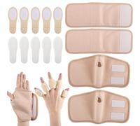 Reusable Oil Wrap Pads For Feet, Hands, Fingers, 14 Pcs, Comfortable Fit, Soft Cotton, Castor Oil Packs Wrap Kit, Natural Pain Relief And Relaxation