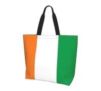 Reusable One Shoulder Shopping Bag, Flag of Ivory Coast Women One Shoulder Casual Tote Bag, Multipurpose Large Shopping Bag