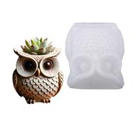 Reusable Owl Shaped Silicone Mold Multi Purpose Design for Concrete Plaster and Holders Multi Use Silicone Mold