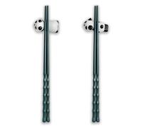 Reusable Panda Chopsticks Set, Dishwasher Safe Chop Sticks with 2 Pairs Panda Chopstick Rest, Cute Panda Gifts for Food Lovers