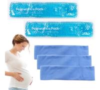 Reusable Perineal Ice Packs for Postpartum & Hemorrhoid Pain Relief, Hot & Cold Pack for Women After Pregnancy, 2 Ice Pack and 3 Cover (New Blue)
