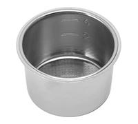 Reusable Permanent Coffee Filters, 51mm Coffee Filter Basket Non Pressurized 4 Cups Strong Gloss Rustproof Food Grade Replacement for Kitchen