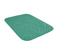 Reusable PET Pee Pad with Quick-drying Charcoal Bamboo Fiber Green | Non-slip Bottom, Washable and Friendly, for Puppy Owners, Apartment Living, Travel and Hotel Use