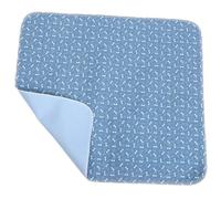 Reusable PET Training Pad Bone Print Water Absorbent Anti Slip Cloth | Blue, Washable PET Urinary Mat, Skin Friendly Design, Reusable Puppy Pad for Home Use