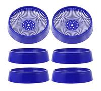 Reusable Pigeon Nest, 6-Piece Bird Egg Hatching Basin, Durable Nesting Bed with Easy Clean Feature, Aviary Accessory, Breeding Gear with Safe Design, Cage Equipment for Cockatiel Canary Parrot