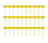 Reusable Plant Labels 30pcs Garden Markers 27cm Weatherproof(Yellow)