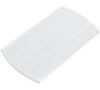 Reusable Plastic Nit Comb Double Sided Nit Fine Tooth For Head Lice Removal Pet Flea White Practical