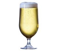 Reusable Plastic - Polycarbonate Half Pint Glasses 10oz Goblet Clear. | Clear Polycarbonate | Virtually Unbreakable | Reuse 1000 Times (6 Pack)