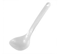 Reusable Plastic Spoon Soup Spoon Teaspoon Soup Ladles Dessert Spoon Light Weight Especially suitable for family and travel White Excellent quality and in
