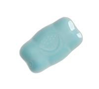 Reusable Plates Ceramic Plate Household Snack Plate Rectangular Lotus Sushi Plate Hotel Towel Plate Dinner Plate(A)