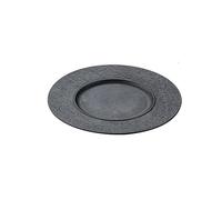 Reusable Plates Ceramic Western Food Plate Steak Plate Dish Tableware Household Flat Plate Shallow Plate Dish Dinner Plate(B)