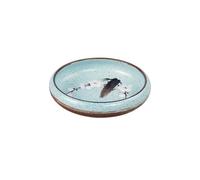 Reusable Plates Japanese Style Hand-Painted Ceramic Plate Dish Home Dining Plate Vegetable Plate Fruit Plate Creative Snack Plate Dessert Plate Sushi Plate Dinner Plate(B)