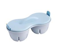 Reusable Poached Egg Maker - Double Cup Egg Warming, 2-Wire Breakfast Pot, Microwave Egg Poacher for Poaching, 2 Eggs for a Poacher