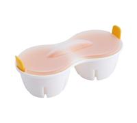 Reusable Poached Egg Maker - Double Cup Egg Warming, 2-Wire Breakfast Pot, Microwave Egg Poacher for Poaching, 2 Eggs for a Poacher