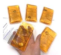 Reusable Pocket Hand Warmers, Click Activated Instant Heat Packs, Snap It Hot/Cold Gel Heating Pad for Pain Relief, Sore Muscles, Stiffness, Aches, Instant Hot Pad, Hot Compress (Middle Orange 5PCS)
