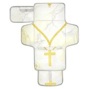 Reusable Portable Changing pad with Tissue Pocket Baby Portable Changing pad Infant Travel Station Kit Virgin Mary Rosary Marble Catholic Faith Lady of Fatima Pray
