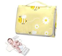 Reusable Portable Changing pad with Tissue Pocket Bumble Bees Yellow Cute Portable Changing pad for Baby Infant Travel Kit cambiadores de pa?ales para Bebes