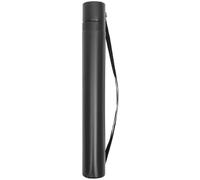 Reusable Poster Tube with Adjustable Shoulder Strap, Telescoping ABS | Black Finish, for Posters and Documents, Easy Storage for Different Paper Sizes, Art Transport Random Style