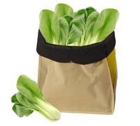 Reusable Produce Bags | Garlic Ginger Pouch - Reusable Breathable Vegetable Fruit Keeper for Shopping Travel Snack Fridge Lunch Sandwich Cabinet Grocery