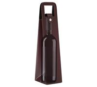 Reusable PU Leather Champagne Tote Wine Bottle Bags, coffee, Se référer au descriptif, Refer to description