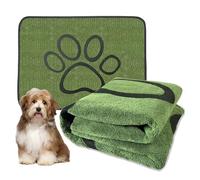 Reusable Puppy Training Pads, Reusable Dog Training Pads, Washable Dog Pads, Very Absorbent Pet Mat Pee Pads for Dogs, Quick Drying Pads for Travel, Car, Home, Medium and Large Dogs Green 45x60 CM