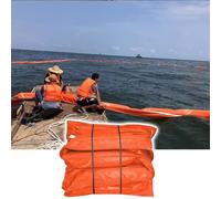 Reusable PVC Oil Boom - 30m Floating Barrier for Docks, Lakes & Oceans, 90cm High, Multifunctional Water Debris Control, Effective Spill Response Solution