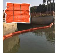 Reusable PVC Oil Containment Boom, High Strength Floating Barrier for Lake and Ocean Pollution Control