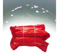 Reusable PVC Oil Spill Containment Boom, Heavy-Duty Floating Barrier for River and Lake Pollution Control