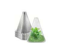 Reusable PVC Plant Cloche Covers for Frost Protection, Slug Defense in Gardens and Vegetable Patches, Ideal for Outdoor Potted Plants