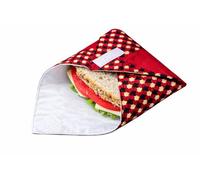 Reusable Sandwich Wrap - Washable, Leakproof, Double-Layered, Fabric, Foldable, Space Saver Sandwich Bag - Zero Waste Alternative to Cling Film, Aluminium Foil, Plastic Containers. (Stars)