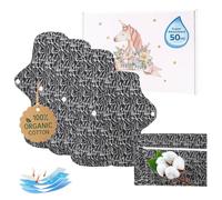 Reusable Sanitary Pads for Women - 3Heavy+1Medium or 3Medium+1Light | Ultra Absorbent, Fast-Drying, Leakproof Cloth Pads | Organic Cotton, Washable & Eco-Friendly